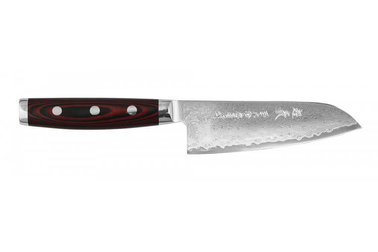 Couteau santoku japonais Yaxell SUPERGOU 12.5cm damas 161 couches