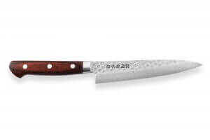 Couteau universel japonais Kikusui Tsuchime damas 33 couches 14cm