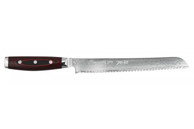 Couteau à pain japonais Yaxell SUPERGOU 23cm damas 161 couches