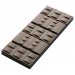 Moule pour 6 tablettes de chocolat en polycarbonate 120 x 53mm
