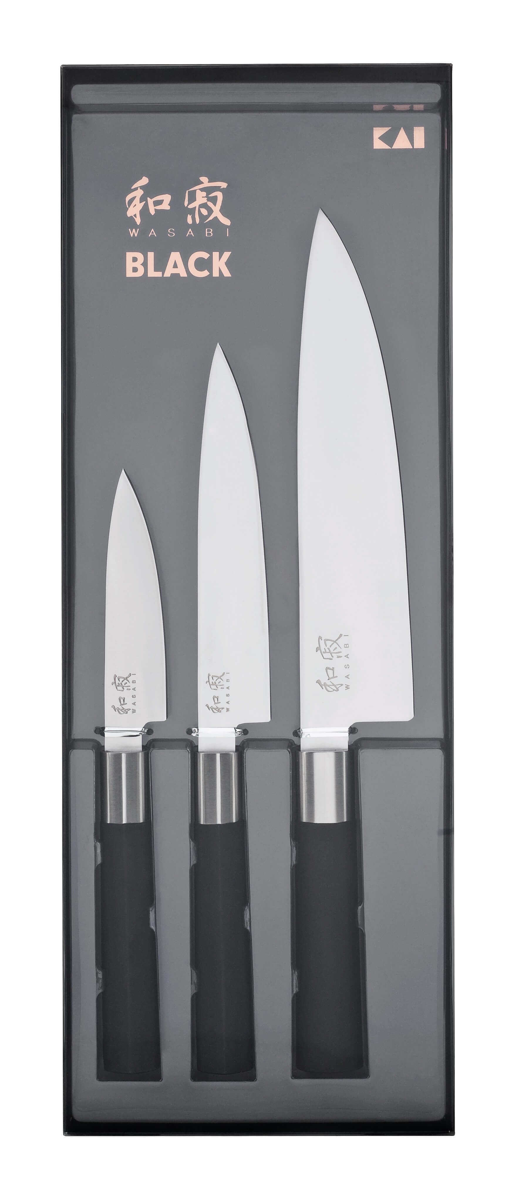 Set de 3 couteaux japonais Global Series forme vegan et planche