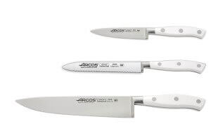 Pack essentiel 3 couteaux de cuisine Arcos Riviera White