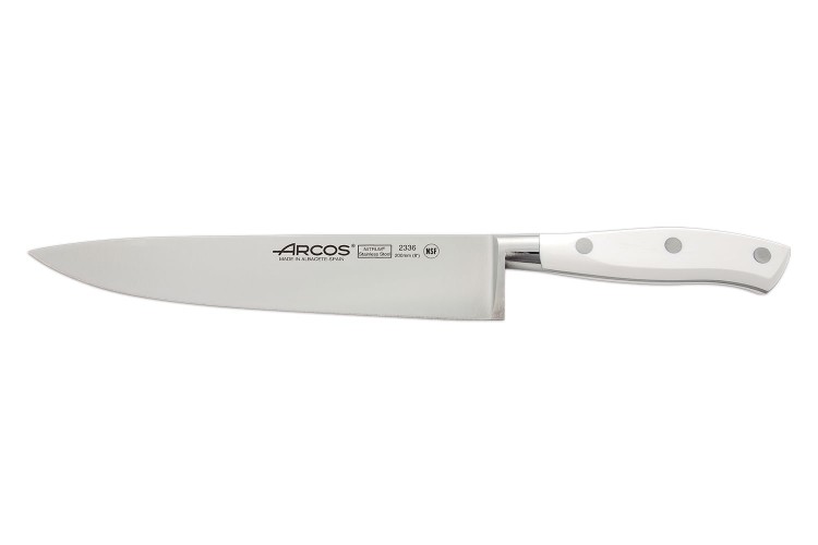 Couteau de chef forgé Riviera White Arcos lame 20cm acier NITRUM®