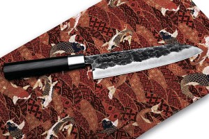 Couteau santoku Samura Blacksmith martelé 18cm