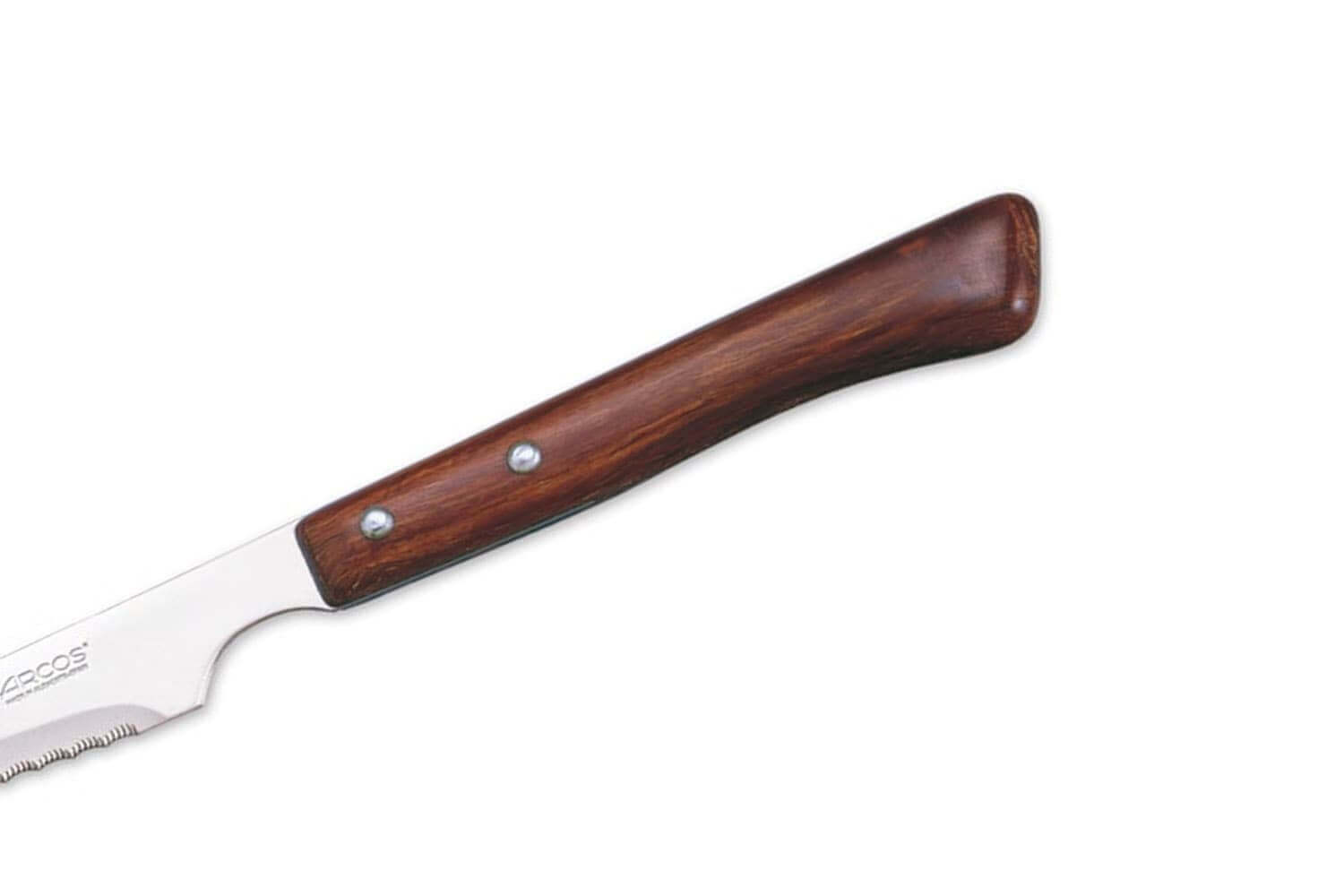 Couteau à Brunch micro-dentés hêtre - Le comptoir du Barbier