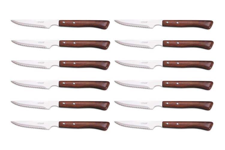 12 couteaux de table Arcos 11cm micro dentés