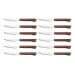 Set de 12 couteaux à steak Arcos lame microdentée 11cm