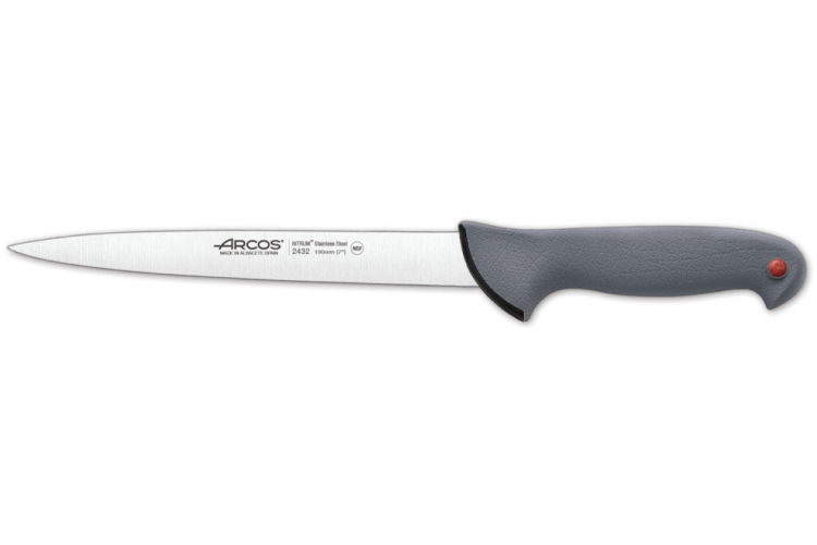 Couteau à dénerver/filet de sole professionnel Arcos Colour Prof semi flexible 19cm