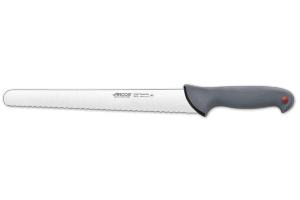 Couteau à génoise professionnel Arcos Colour Prof semi flexible dentelé 30cm