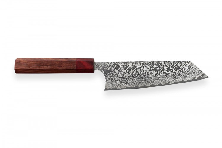 Couteau bunka japonais artisanal Yoshimi Kato 16.5cm SG2 Damascus