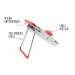 Mandoline professionnelle Bron Coucke Vivaldi 2 blocs effileurs + poussoir