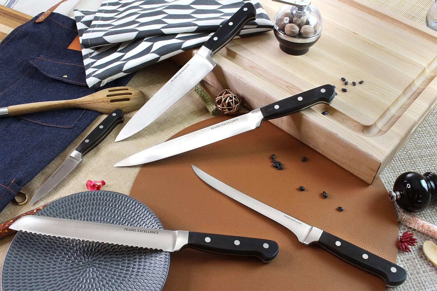 Couteaux du Chef outils de cuisine indispensable Pradel ® Excellence