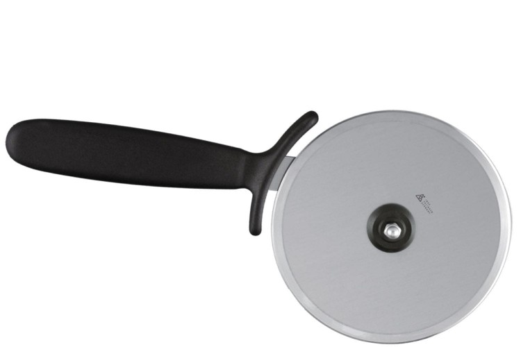 Roulette &agrave; pizza professionnelle Triangle inox