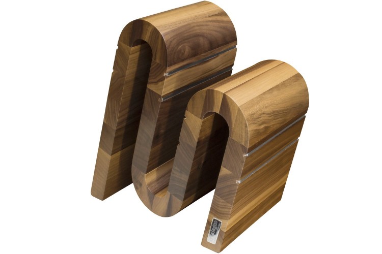 Bloc vide Artelegno Grand Prix Chicane S pour 9 couteaux de cuisine