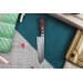 Couteau santoku japonais artisanal Masutani 16.5cm martelé