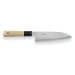 Couteau santoku japonais artisanal Kagekiyo Utage White Steel 2 18cm