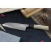 Couteau santoku japonais artisanal Kagekiyo Utage White Steel 2 18cm