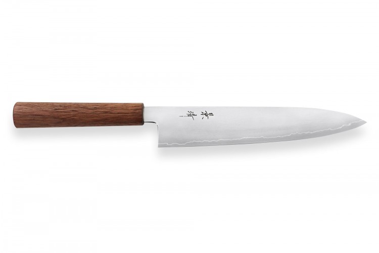 Couteau de chef japonais artisanal Kagekiyo Tedukuri 24cm