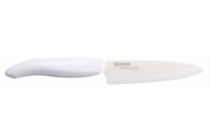Couteau d'office Kyocera lame céramique 11cm manche blanc