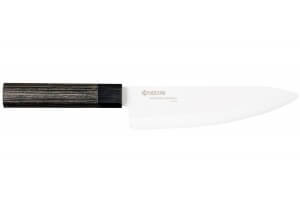 Couteau de chef Fuji Kyocera lame céramique 17cm manche pakka