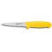 Couteau à désosser professionnel Fischer HACCP lame usée 14cm manche jaune