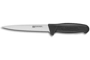 Couteau à désosser professionnel Fischer HACCP lame usée 17cm manche noir