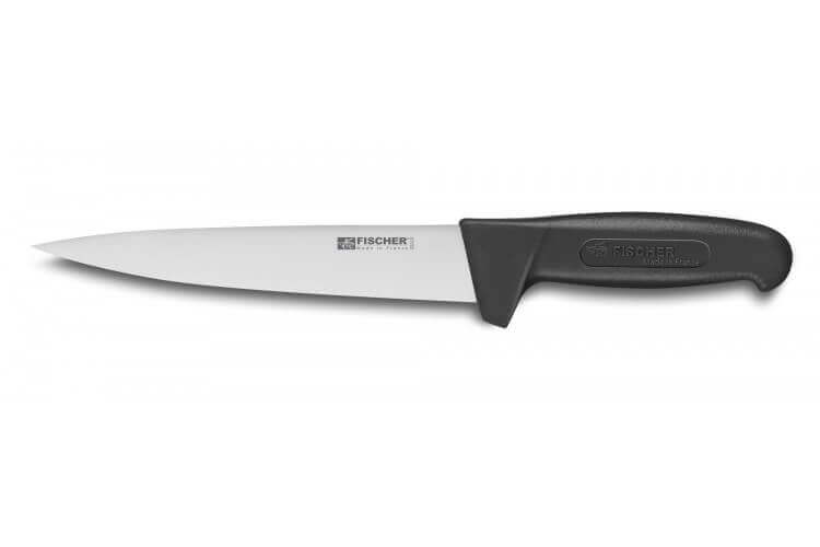 Couteau à saigner professionnel Fischer HACCP 20cm manche noir