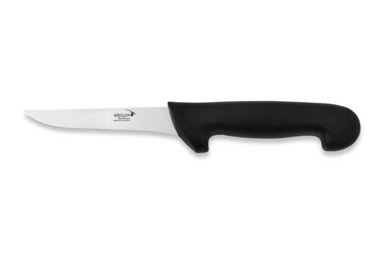 Couteau à désosser étroit Deglon Surclass noir lame 13cm acier inox