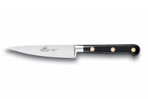 Couteau d'office droit Lion Sabatier lame 10cm manche en polyacétal noir