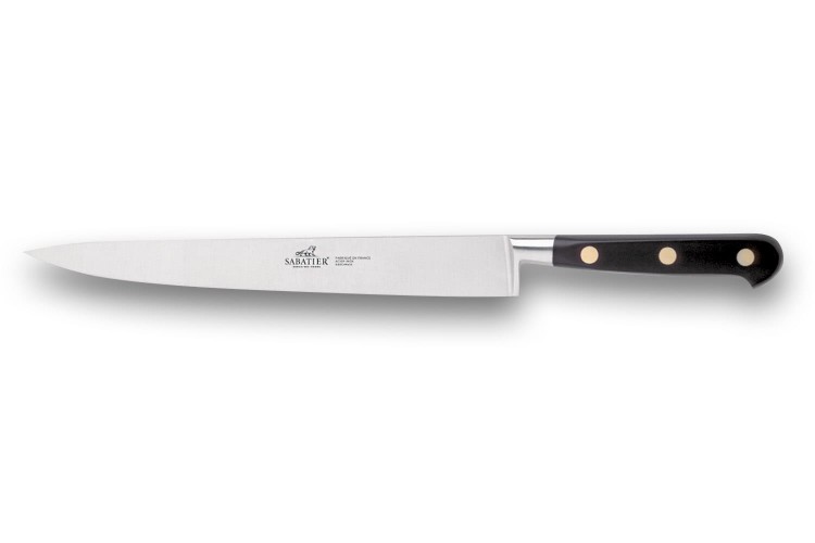 Couteau tranchelard Lion Sabatier Chef lame 25cm manche en polyacétal noir