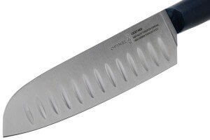 Couteau santoku Intempora Opinel n°219 lame 17cm manche bleu marine