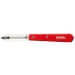 Eplucheur Opinel lame microdentée 6cm acier inox manche rouge