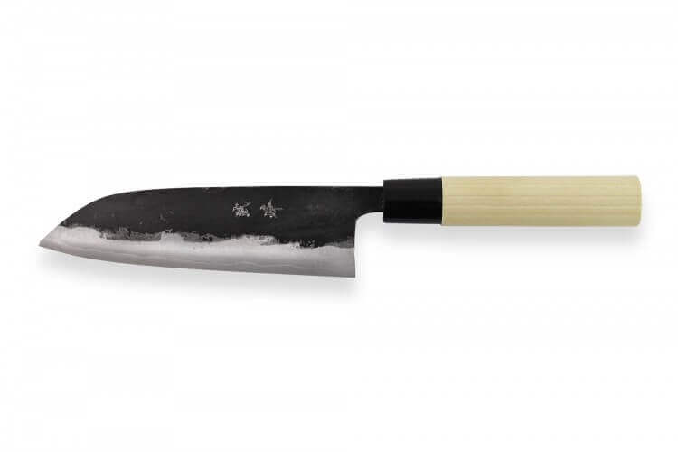Couteau santoku japonais artisanal 16.5cm Murata Aogami 1 