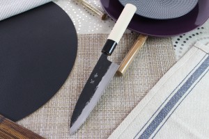 Couteau funayuki japonais artisanal 16.5cm Murata Aogami 1 