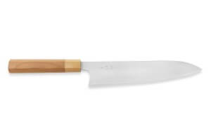 Couteau de chef japonais artisanal Makoto Kurosaki Sakura acier SG2 21cm
