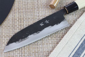 Couteau santoku japonais artisanal 16.5cm Murata Aogami 1 