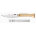 Set à fromage Opinel couteau lame 12,5cm + fourchette inox