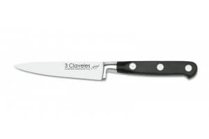 Couteau d'office 3 Claveles Forgé acier inox 10cm