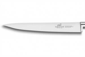 Couteau filet de sole forgé Sabatier Perigord flexible 20cm manche en noyer