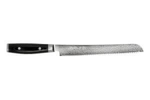 Couteau à pain japonais Yaxell RAN Plus lame 23cm damas 69 couches