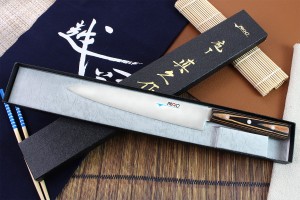 Couteau yanagiba MAC Japanese 22.5cm manche pakka