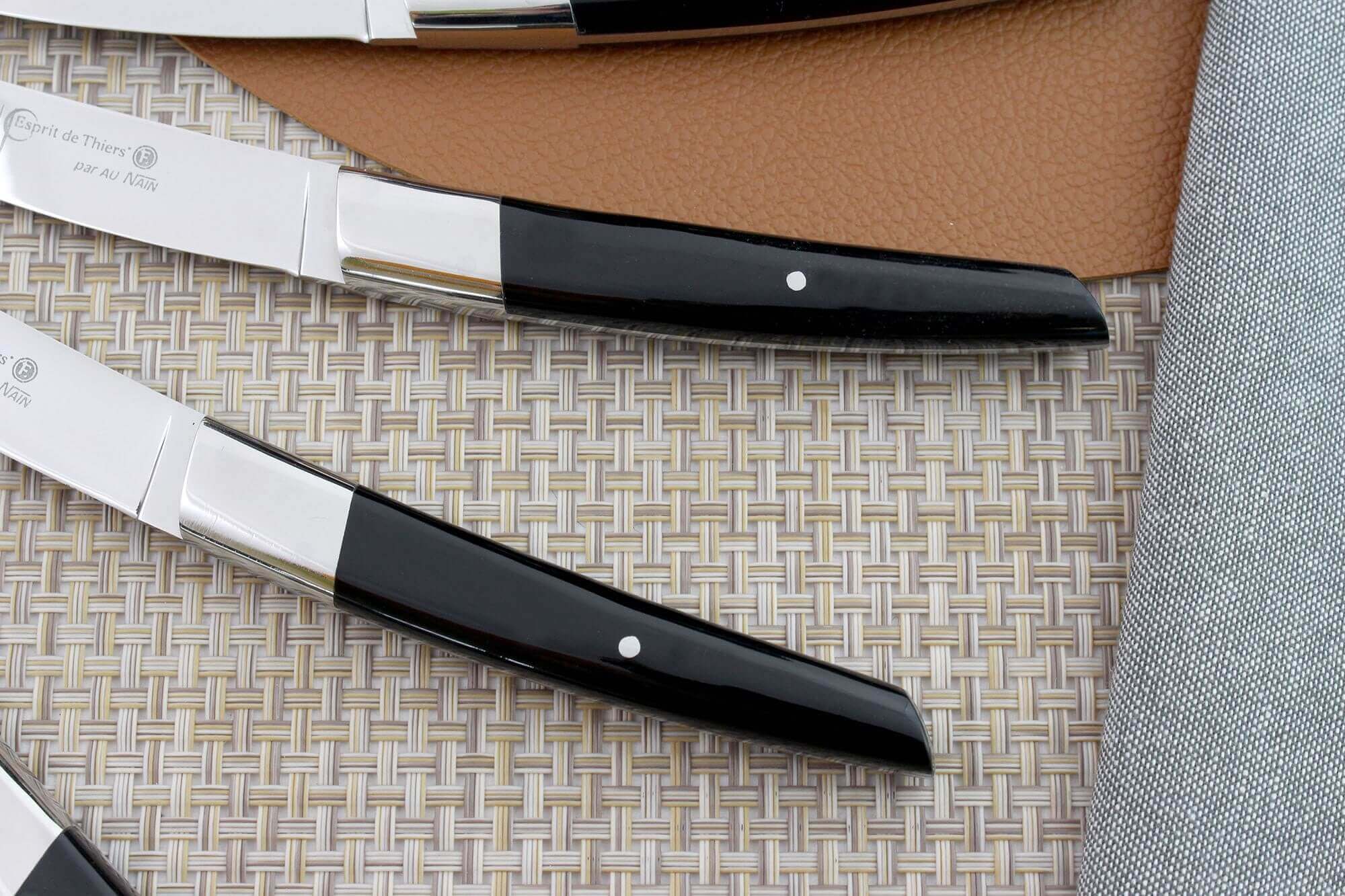 Coffret de 6 couteaux à Steak Bistronome Manche Palissandre - Au Nain – Le  Comptoir de France