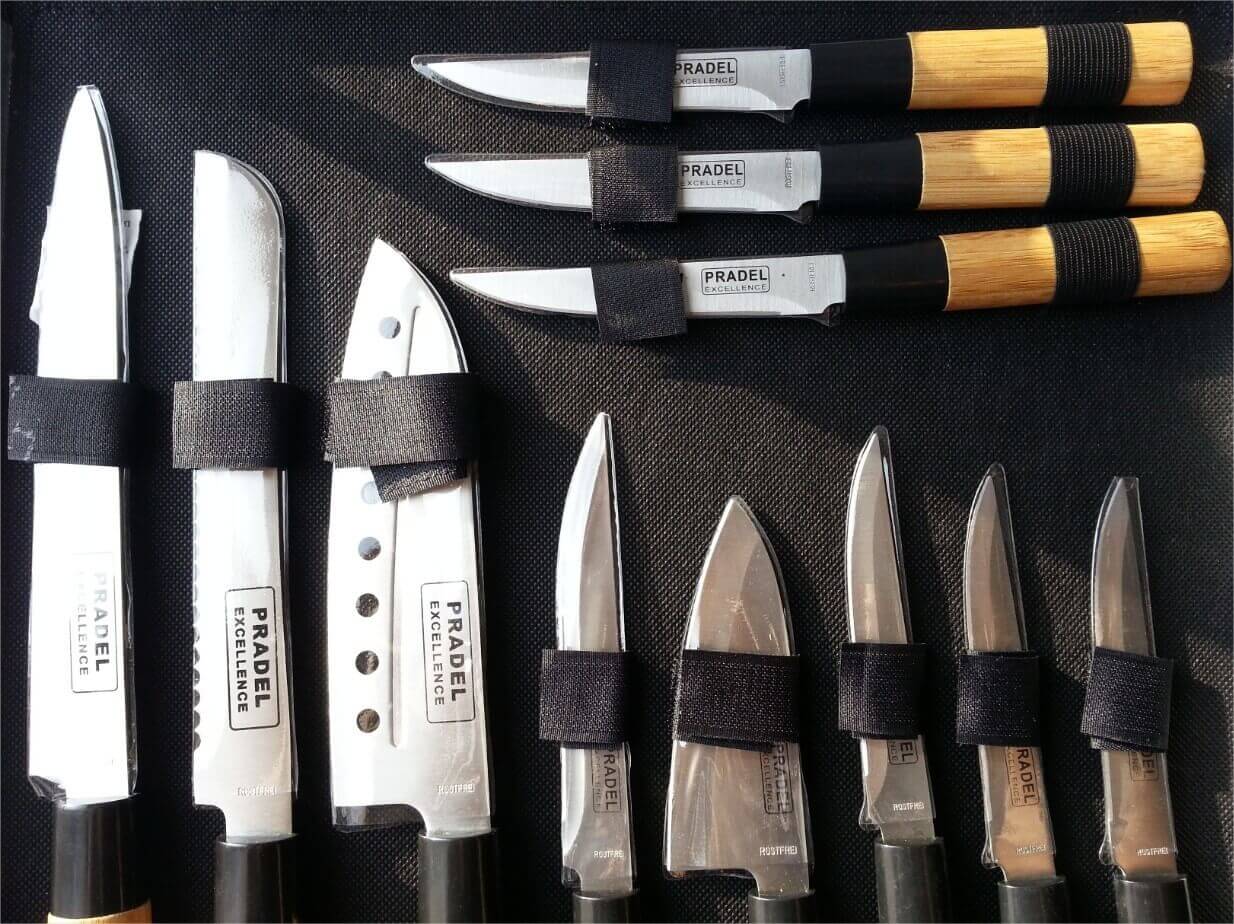 PRADEL EXCELLENCE 11 couteaux manches Bambou - La Poste