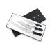 Coffret de 3 couteaux japonais MAC Professional office + chef + pain