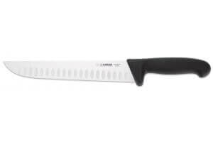 Couteau de boucher pro Giesser lame alvéolée 24cm 4025