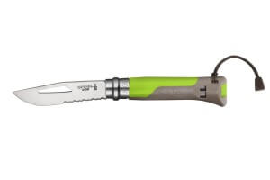 Couteau Opinel Multifonctions Outdoor n°08 lame 8,5cm manche bimatière