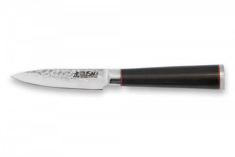 Couteau d'office Wusaki Ebony AUS8 9cm manche ébène vernis