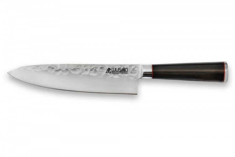 Couteau de chef Wusaki Ebony AUS8 20cm manche ébène vernis