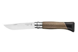 Couteau Opinel Luxe Atelier n°08 lame 8,5cm manche noyer et ébène + coffret