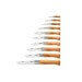 Coffret en bois 10 couteaux Opinel Tradition Carbone manches hêtre
